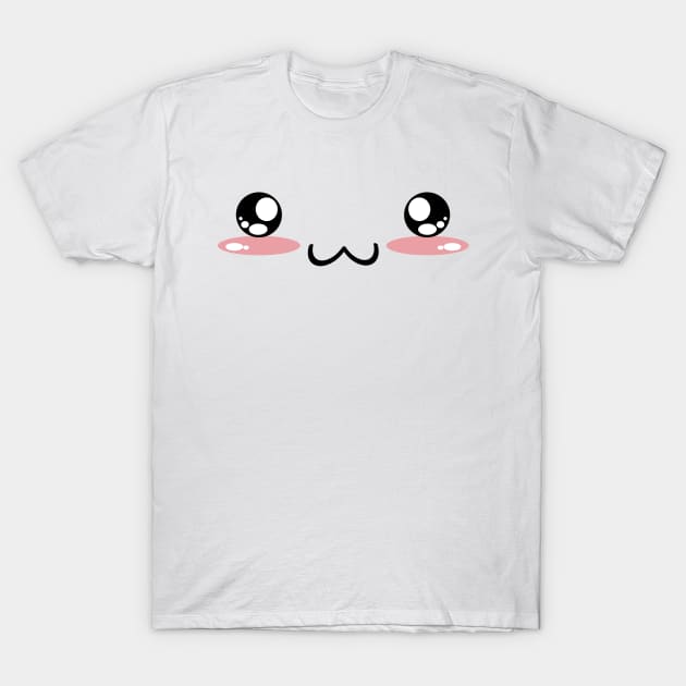 Cute Pink Smiley Face - Smiley Face Design T-Shirt by CoolandCreative